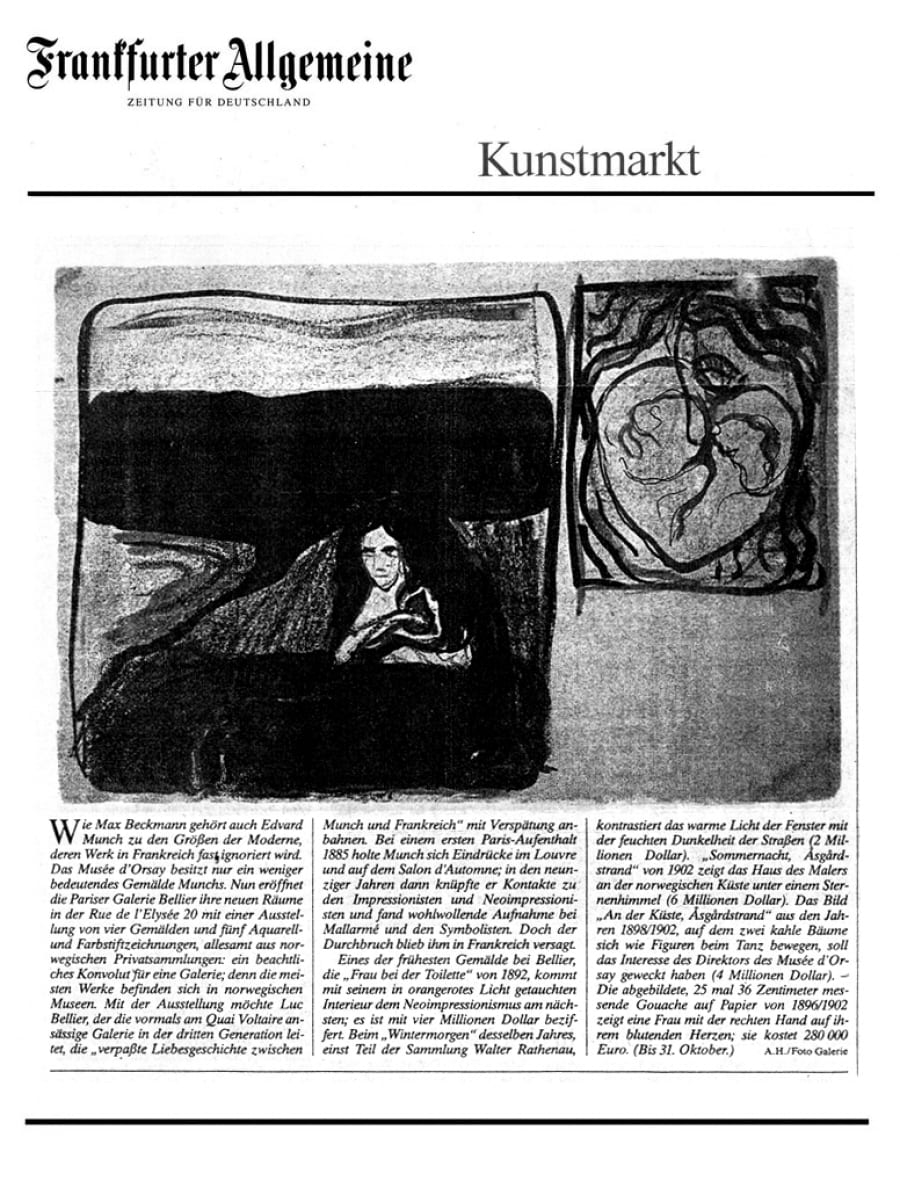 Coupure de presse — Kunstmarkt