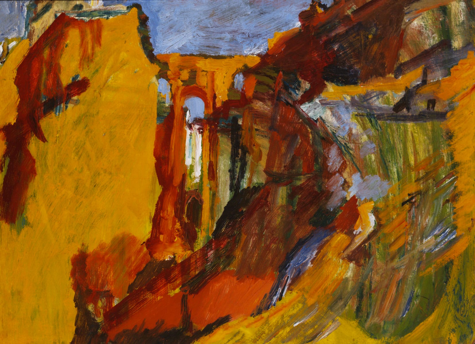 David Bomberg, Ronda Bridge at Tajo, 1954-57 David Bomberg, Ronda Bridge at Tajo, 1954-57