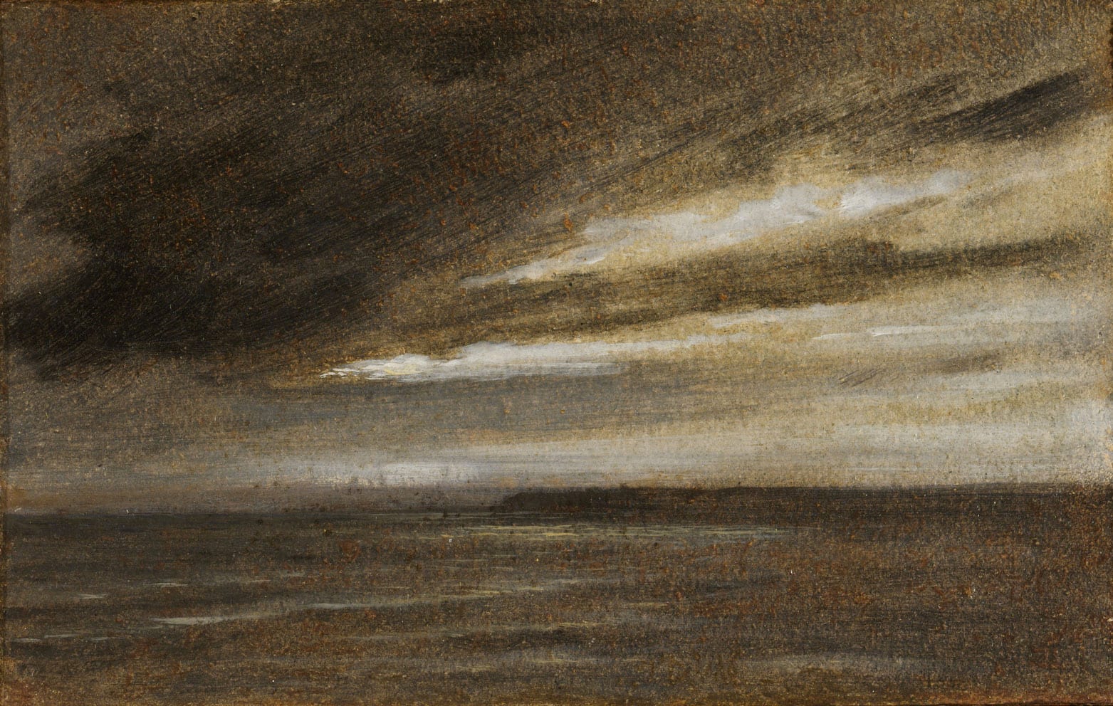 John Constable, Summer evening with storm clouds, c.1825 John Constable, Summer evening with storm clouds, c.1825