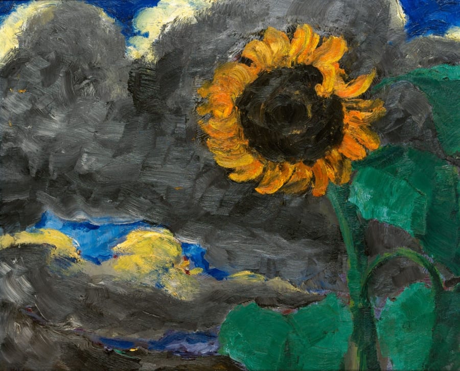 Emil Nolde, Sonnenblume, 1928 Emil Nolde, Sonnenblume, 1928